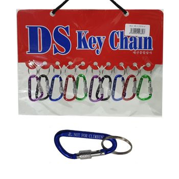 잠금삼각 916QUT87 카라비너 DS 10개 열쇠고리 미니 비너 열쇠