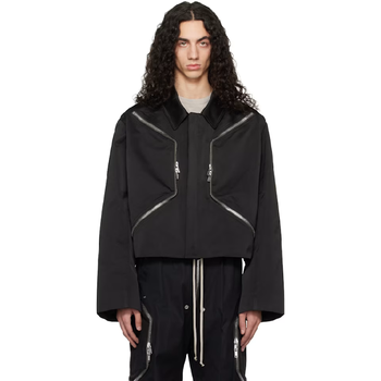 릭오웬스 블랙 템플 하이저 맥 재킷 RU01F2795 THD TP872390431