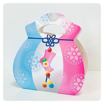 GM22 노리개복주머니상자 1개/0EA 떡손잡이상사 떡상자 선물상자 명절선물상자 명절떡포장