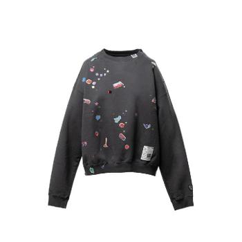 26 SS 메종미하라야스히로 스티커 디테일 스웨트셔츠 K16PO732 TP452748528