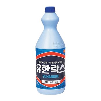 유한락스 레귤러 1L 화장실청소 묵은때 제거 곰팡이제거 살균세척