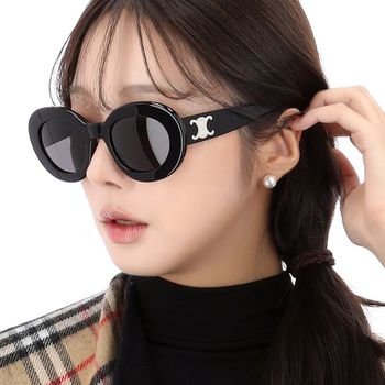 셀린느 트리옹프 오벌 선글라스 CL40312U 01A 156242199