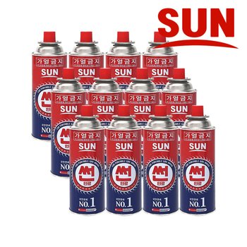 썬연료 부탄가스 220g X 12개