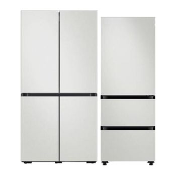 삼성 냉장고 RF60B91C3AP+RQ33A7401AP 글라스 전국무료 NS홈쇼핑[32064166]