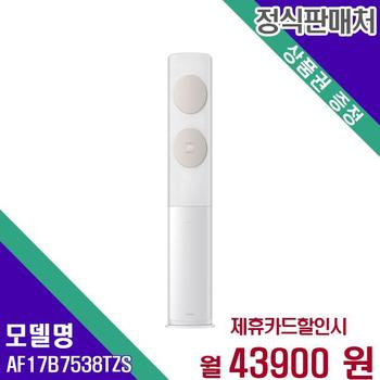 삼성전자 무풍 에어컨 인버터 스탠드형 17평 AF17B7538TZS 60개월 60900