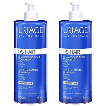 [해외] Uriage 유리아쥬 DS 헤어 젠틀 밸런싱 샴푸 500ml 2개