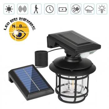 LED SZI215N4 인기 태양광 충전식 벽등 감성 야외 멀티 조명등