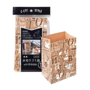 Nexta 그린에버 일본 Nexta 친환경 음식물 수분제거 종이 쓰레기 봉투 12장 20.5cm x 12cm