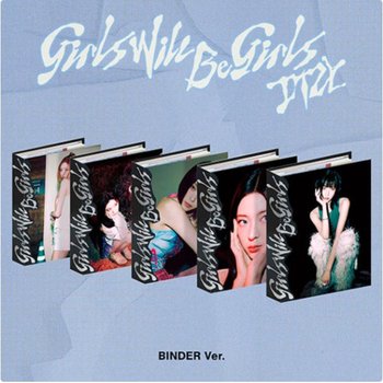 [중고] 개봉앨범 포카 없음 / ITZY (있지) - Girls Will Be Girls (Binder Ver.) 버전 선택