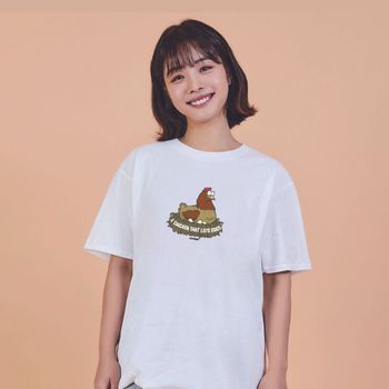 키밍 chicken eggs 닭 계란 캐릭터티 귀여운반팔티 교회반팔티