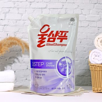애경 울샴푸 퍼플라일락 울세제 섬유유연제 1.3LX2개