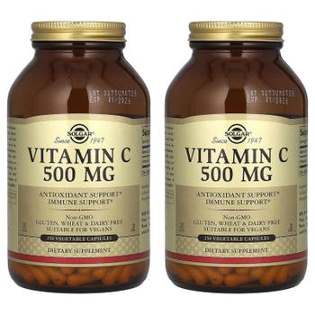 [해외] 해외직구 Solgar 솔가 비타민C 500mg 베지캡슐 250정 2개
