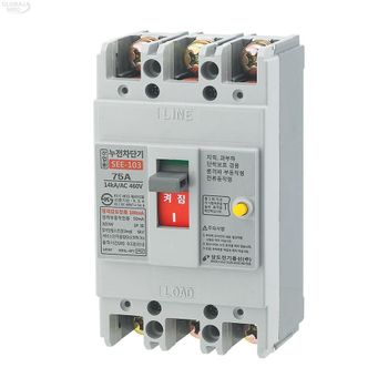 누전차단기 ELB SEE-103Wd a 3P (20/30/40/50/60/75/100A 산업용) SEE-103