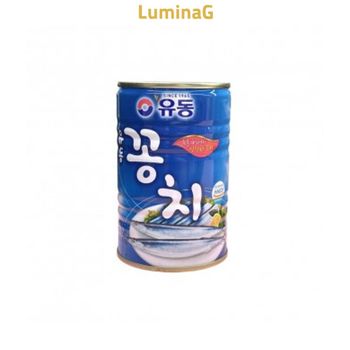 밥도둑 맛있는 꽁치 통조림 캔 400g 반찬 보관 수납