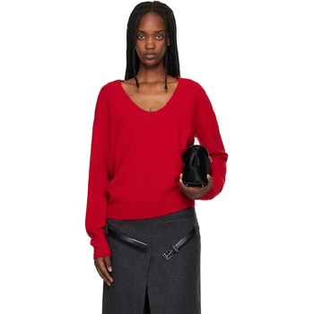 Commission 레드 U넥 스웨터 COMF25K68 TP873081339