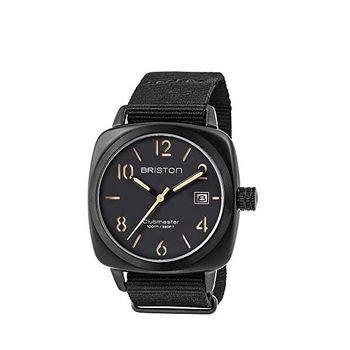 [해외] 독일 브리스톤 시계 BRISTON 14240-PBAM-B-4 Mens 아날로그 쿼츠워치 with 나일론스트랩 Bracele