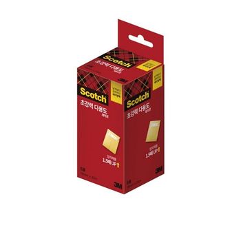 3M 스카치 초강력 다용도 테이프 세이빙팩 18mm리필 6롤 (18mmx25mx6R)