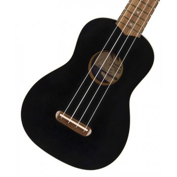 [해외] Fender 우쿨렐레 Venice Soprano Uke, Walnut Fingerboard, Black 소프트 케이스 포함