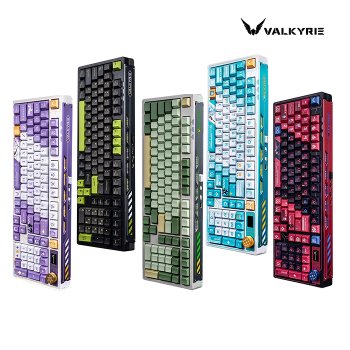 [해외] VALKYRIE VK99 무선 기계식 키보드 4000/8000mAh TFT스크린 1680만 RGB