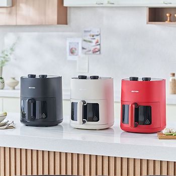 (베스트하임)더건강한 에어프라이어 4.5L/투명도어 저소음