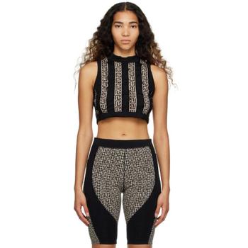 발망 블랙 울 탱크탑 AF1AB011KD64 TP839433788