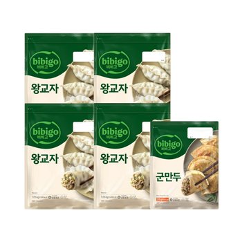 CJ제일제당 비비고 왕교자 1.05kg x4개+군만두 315g x1개