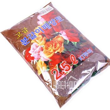 배양토 화초용 관상수 재배용 분갈이 흙 2.5L
