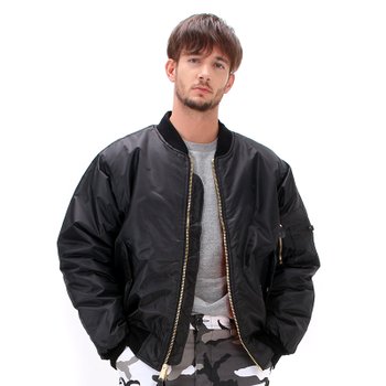 [Rothco] MA1 Flight Jacket (Black) - 로스코 MA1 플라이트 자켓 (블랙)