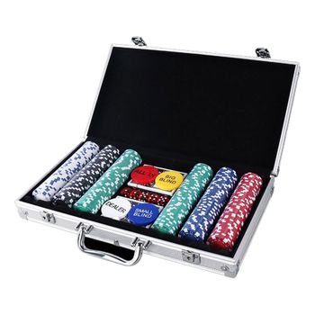 훌라 포커 다용도 보드게임 카지노칩 세트 300P 500P 주사위게임세트