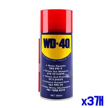 녹슬고 빡빡한 곳에 뿌리는 윤활제 360ml x3개 녹방지 방청제 뿌리는윤활제 보습윤활