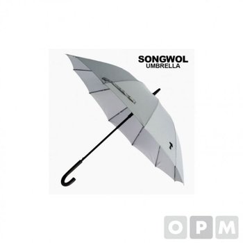 고품질 우산나라 송월타올 우산 장 스누피 회색 블랙포인트 곡자 (WFK78BT)