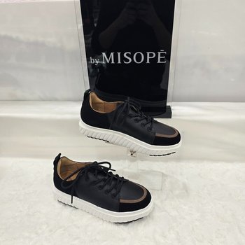 By 여성 투톤 블록 스니커즈 612HH430YD001 BLACK 3_JJ