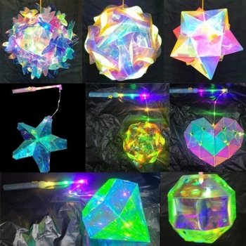 DIY 조명 만들기 퍼즐램프 LED전구 무드등 호롱불 응원봉 전등 학교수업