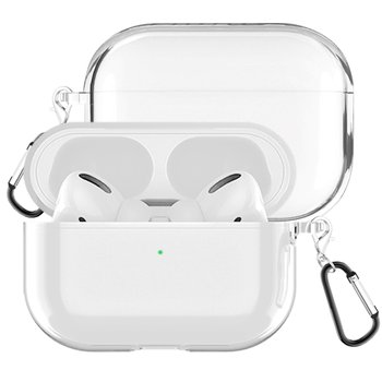 디지토 에어팟 프로2 실리콘 TPU 클리어 투명 젤리 키링 케이스