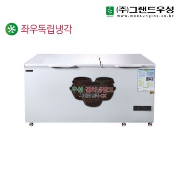 우성 업소용 김치냉장고 2도어 540리터 GWM-600K (좌우독립형)