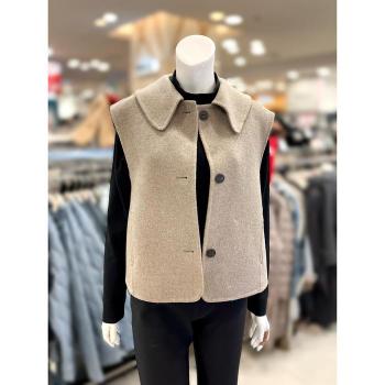 소고 세이브존01 카라넥 핸드메이드 울 혼방 베스트 TI4VA01_GY (S44304135)