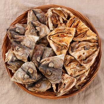 자연건조 용대리 납작 황태머리 500g 북어대가리 국물 육수용