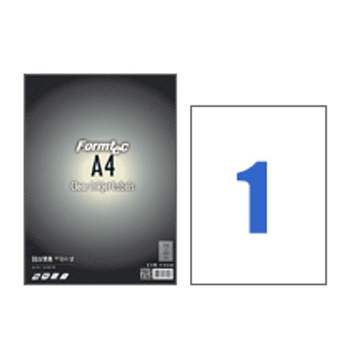 폼텍 HW17GQ46 잉크젯투명라벨(IC-3130/1칸/5매)