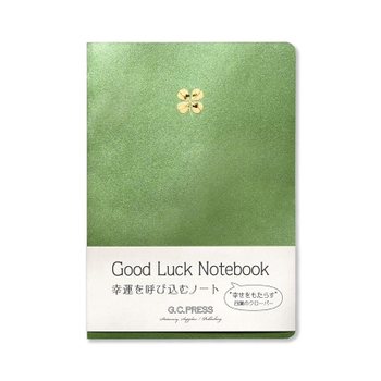 [해외] G.C.PRESS 디자인 노트 A5 네잎 클로버 210×148mm 160화 5mm 방안 752-00