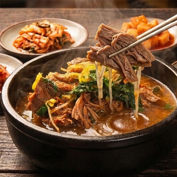 진하고 담백한 푸짐 감자탕 무뼈 해장국 700g x 4팩