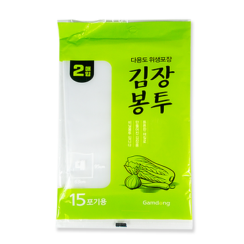 감동 김장봉투 대형2매 15포기용 63x95cm/김장비닐/김장비닐봉투