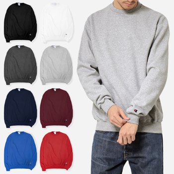 Champion 챔피온 S600 파워블랜드 무지 맨투맨 크루넥