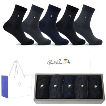 아놀드파마 남성정장양말 중목 5족선물세트 AP5546 남자양말선물세트