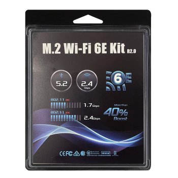 [해외] 애즈락 인텔 WiFi 6E AX210 모듈 안테나 케이블 세트 Desk Mini 시리즈 WiFi