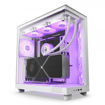 NZXT H6 Flow RGB 화이트 (미들타워) 대원씨티에스