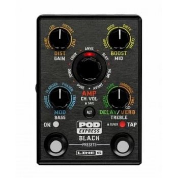 [해외] Line6 하이게인 멀티이펙터 POD Express 블랙
