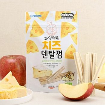 D17 애견 과일먹은 치즈 덴탈껌 100g 사과 (WB8BA80)