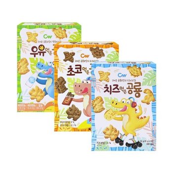 CW 청우 우유 + 치즈 + 초코 먹은 공룡 /60g