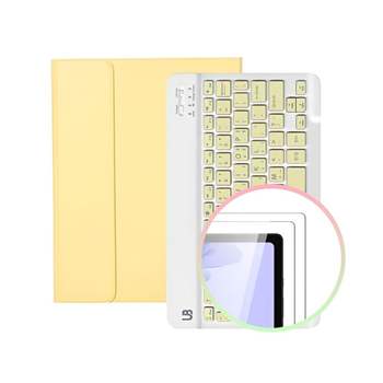 갤럭시탭S9 337PSN93 플러스 키보드 케이스+강화유리 필름 2매 세트