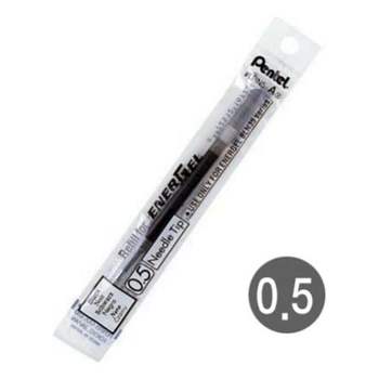 펜텔 에너겔 니들포인트펜 리필 LRN5 0.5mm 흑12개 MO